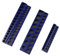 Magnetic Socket Organizer,3 Piece Socket Holder Kit,Socket Storage,Socket Rail, Holds 75 Imperial,Metric Sockets,Professional Quality Tools Organizer (Blue-Metric)