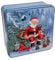 Biscuits Gift Set | Christmas Biscuits | Christmas Biscuit Tin Filled With Chocolate Chip Biscuits | Stocking Fillers | Christmas Eve Box Fillers | Men, Women Kids (Embossed Santa & Woodland Friends)