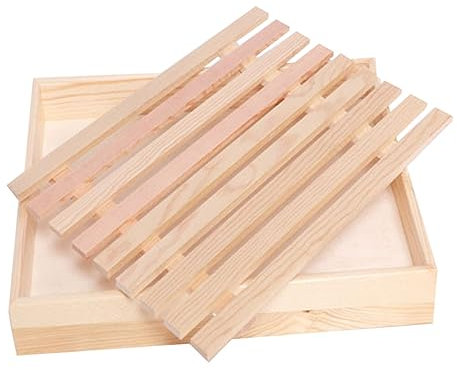 GREENADSCAPE Rechteckiges Serviertablett Aus Massivholz Als Brotteller Oder Aufbewahrungsteller Haushalt