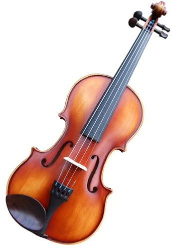 Violine Violine Massivholz Ebenholzteile Legierungssaiten Französischer Kinnhalter Vintage-Halbmatter Lack(1/8)