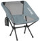 LARMNEE Campingstuhl faltbar 120 kg belastbar Tragbarer Camping Stuhl Ultraleichter Packmaß Kleiner Klappstuhl mit Tragetasche für Outdoor, Picknick, Grau und Schwarz EBG02LC02
