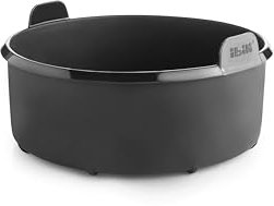 IBILI - Recipiente Redondo para Freidora de Aire - 20 cm - Fabricado en Silicona platino 100%
