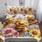 AAPZY Cute Biene 3D Bettwäsche Set Bettbezug Bettbezüge Für Mädchen Jungen 2 Stück Mit Kissenbezug Weiche Mikrofaser Angenehme Bettdeckenbezug Bettgarnitur, Single (135x200cm)