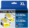 Coloran LC223XL Druckerpatronen Ersatz für Brother LC223XL Patronen, Kompatibel mit Brother DCP-J4120DW MFC-J5320DW J4420DW J480DW J880DW J4620DW J680DW J4625DW J5625DW (10er-Pack)