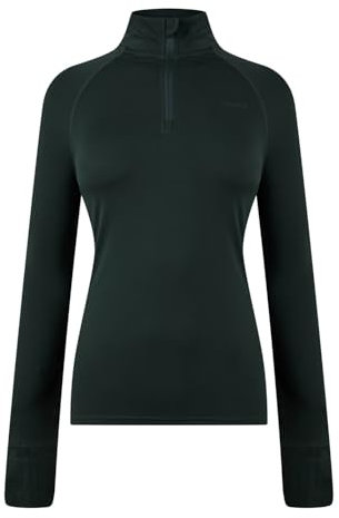 USA Pro Womens Half Zip Funnel Neck Jacket Khaki 10