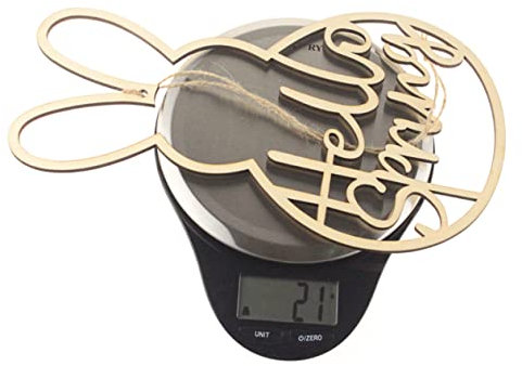 Operitacx 2 Stücke Bunny Holz Modell Skulptur Miniatur Landschaft Dekoration Entzückende Dekorationen für Home Office