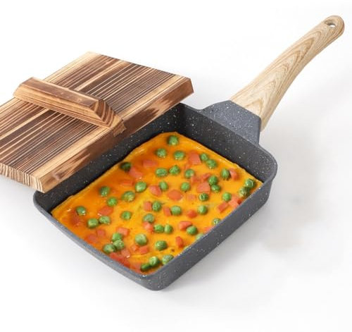 GSZCCZS Friggere Pancake Pancake Cucina Mini Breakfast Fare pentole per Padella Antiaderente (Colore: D, Dimensione: 18,5 cm)