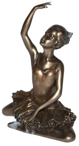 Deko Figur Body Talk Kollektion Ballerina sitzend Mädchen H 14 cm Skulptur Figur Ballett Tänzerin Parastone