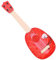 Abaodam Mini Ukulele Simulation Gitarrenspielzeug Für Anfänger Party Deko Im Hawaii Stil Leicht Zu Detailliertes Design Musikinstrumentenmodell Für Altersgruppen