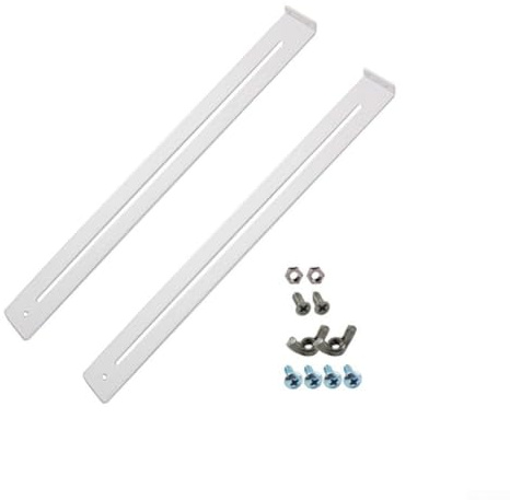 Verstellbares, robustes Schubladen-Reparatur-Set aus Stahl, 35,6–61 cm, Verstärkungshalterungen für Holz-MDF-oder Spanplatten-Schubladen, verhindert Durchhängen und stärkt den Boden (A)
