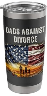 Dads Against Divorce – Conservative Men's Pro-Marriage USA Stainless Steel Insulated Tumbler