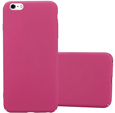 cadorabo Coque pour Apple iPhone 6 Plus/iPhone 6S Plus en Frosty Rose Vif - Housse Protection Rigide en Plastique Dur avec Anti-Choc et Anti-Rayures - Ultra Slim Fin Hard Case Cover Bumper