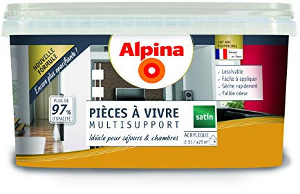 ALPINA Pièce à vivre Moutarde 2,5L 25m²