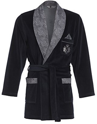 Revise RE-111 Elegante corta vestaglia per gli uomini – XXL – Blu scuro C2