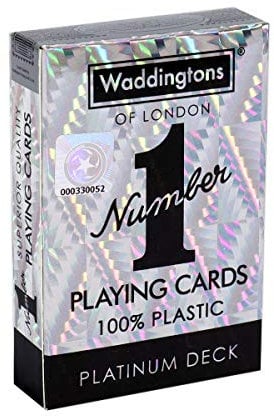 Waddingtons of London Number 1 Playing Cards Platinum Deck (Spielkarten)