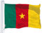 G128 Kamerun-Flagge, 90 x 150 cm, LiteWeave Pro Serie, bedrucktes 150D-Polyester, Länderflagge, für drinnen und draußen, lebendige Farben, Messingösen, dicker und langlebiger als 100D 75D Polyester
