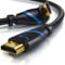 CSL - 8K HDMI Kabel 2.1 abgewinkelt 90° - Winkelstecker 90 Grad - 8 K @ 60 Hz mit DSC - 7680 x 4320-3m (Meter) - HDMI 2.1 2.0a 2.0b - 3D - UHD II - Dynamic HDR-10+ - eARC - VRR - Dolby Vision