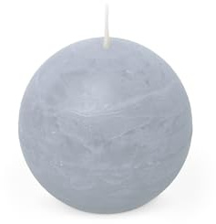 Spaas Rustic Ball Candle 80 mm 24h - Light Blue