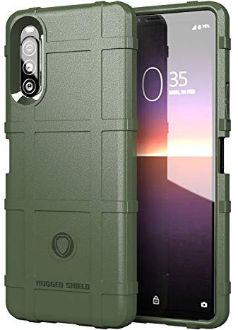 BRAND SET Handyhülle für Sony Xperia 10 II Hülle Robustes TPU Kratzfest Cover Stoßfester Körper, Rutschfestes, Angenehmes Gefühl Case Hüllen für Sony Xperia 10 II(Grün)