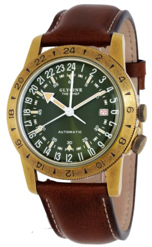 Glycine GL0307 - Airman Vintage The Chief GMT 40