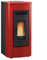 Extraflame 1284901 Klaudia Pelletofen Stahl Bordeaux/A+