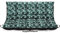 SuperKissen24. Sitzkissen Bankkissen Bankauflage für Gartenbank - 180x50 cm und Rückenlehne 180x60 cm - Outdoor und Indoor - Exotic