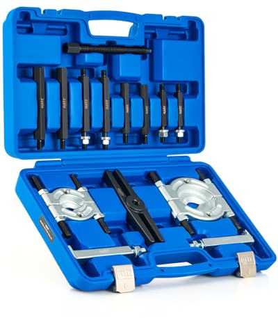 Orion Motor Tech Bearing Puller Set, 5 Ton Capacity Bearing Separator, Pinion Wheel Bearing Removal Kit with 2 and 3 Jaws, Wheel Hub Axle Puller Set, Heavy Duty Bearing Splitter Tool Kit