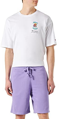 Champion Rochester 1919 Logo Bermuda Pantaloncini, Lavanda Tono su Tono (Pau), S Uomo