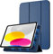 TiMOVO Cover Compatibile con iPad A16 11 Generazione 11 Pollici 2025, iPad 10 Generazione 2022 10,9 Pollici, Custodia con Smart Trifold Magnetica, Funzione di Auto Sveglia/Sonno, Grigio Blu