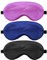 WLLHYF 3 Pack Seide Schlafmaske für Frauen und Männer Mädchen verstellbare Augenmaske Frauen Schlafbrille weich glatt Blocking aus Licht atmungsaktiv Reise Schlafbrille Augen Schlaf Schutz