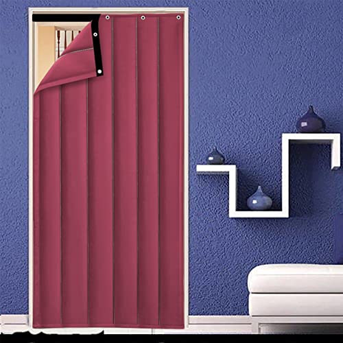 Yofsza Thermovorhang Kälteschutz, Türvorhang Thermo Kälteschutz, Türvorhang Thermo Kälteschutz, Wärmeschutzvorhang Tür Thermovorhang Haustür, Türvorhang Kälteschutz Filz Für Balkontür