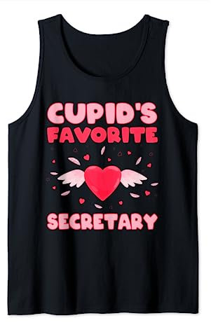 Amors Lieblingssekretärin Valentinstag für Sekretär Tank Top