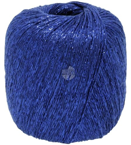 LANA GROSSA Brillino | Beilaufgarn mit farbigem Lurexfaden | Handstrickgarn aus 83% Viskose & 17% metallische Faser | 25g Wolle zum Stricken & Häkeln | 200m Garn FB 34