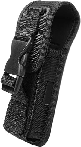 Tactical Flashlight Pouch Portable LED Torch Case Flashlight Holster for Duty Belt Molle Waist Bag Survial Tools for Hunting