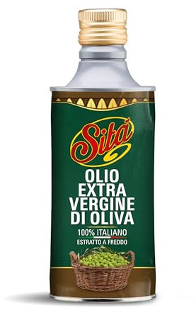 Sità - Olio Extravergine di oliva - L'olio nuovo fresco di frantoio - 100% Italiano estratto a freddo - 500ml lattina idea regalo