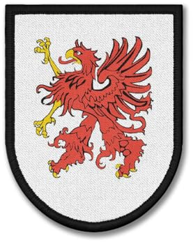 Patch Wappen Emblem Pommern Heimat Greif Stettin #41407