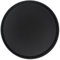 1x Noir 45.5cm Rond Antidérapant Plateau - Grand Plastique Cuisine Nourriture Thé Café Dîner Tableau Boissons Plateau de Fête - par Argon Tableauware