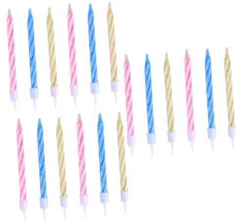 Cabilock 180 Stk Duftkerzen Zauberkerzen Trickkerzen zum Geburtstag lustige kerzen partydekoration Spitzkerzen farbige Teelichter Kerzen für Geburtstagstorten Streichkerzen Mini bilden