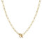 BLACKBIRD® Damen Halskette Gold | Paperclip Kette mit Bar und Knebelveschluss | Gliederkette aus Edelstahl mit 18 Karat Vergoldung | wasserfest & allergieneutral