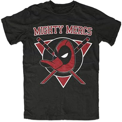 Mighty MERC T-Shirt Dead, Pool, Chimichanga, Super Team, New, Ducks, Anti Hero Men's Short-Sleeved T-Shirt T-shirt Black XXL