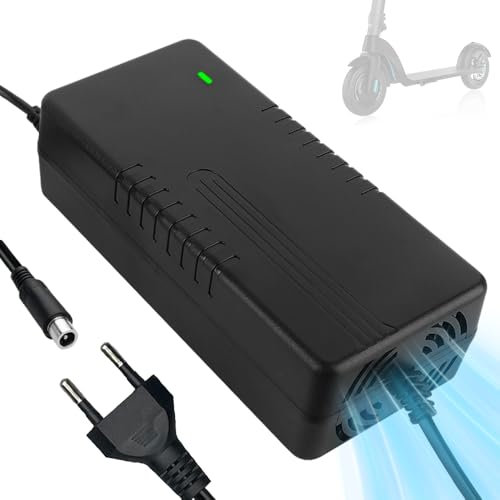 Lotvic Caricatore Monopattino Elettrico per Xiao-mi M365, 42V 2A Caricabatteria per Scooter Elettrico, Caricatore Hoverboard, Carica Batteria Monopattino Elettrico per Xiao-mi M365 Ninebot ES1 ES2 ES4