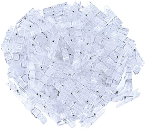 MUSISALY 100stücke Teiliges Transparenter Kunststoff-Foto-Clips Vielseitige Wandhalter Kleine Memo-klammern Für Notizen Und Bilder Für Zuhause Büro Cafe Und Dekoration