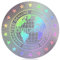 OLYCRAFT 480 Stück/10 Blätter Manipulationssichere Hologramm Etiketten 2cm Echte Garantierte Sicherheitsaufkleber Manipulationssicheres Siegel Holografische Hologramm Etiketten