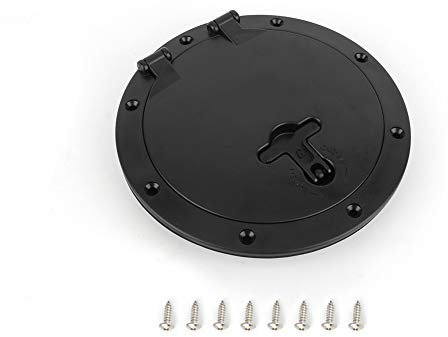 XIASABA Kayak Storage Hole Marine Cover Pull Out Deck Plate With Storage Bag Cover Kit For Boat Kayak Canoe Kayak Accessory Kayak Cover Boat Vents Deck Plates