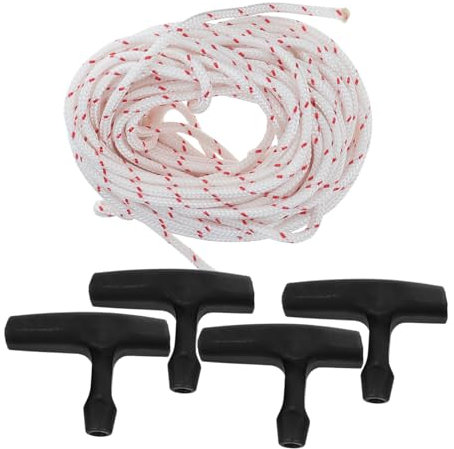 FONDOTIN 1ensemble Corde De Démarrage Avec Poignée Confortable Pour Tondeuse Tronçonneuse Et Souffleur Kit De Remplacement Pratique Et Polyvalent