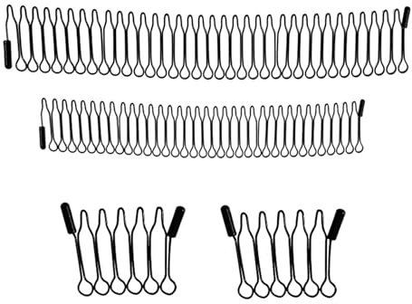 4 Stück Schwarz Haarreifen Damen,Elastisch Metall Gewelltes Haarband,Dehnbar Zick Zack Haarreif Männer,Styling Tool Mini Bangs Holder Unsichtbare,für Outdoor,Sport,Unisex Gebrochenes Haar
