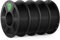 DEEPLEE PLA PRO Filament 1.75mm, Stärkere Zähigkeit 3D Drucker Filament, PLA Filament Maßgenauigkeit ±0.02 mm, Sauber gewickelt, Einfach zu drucken, Passend für die meisten FDM 3D Drucker, Schwarz 4KG