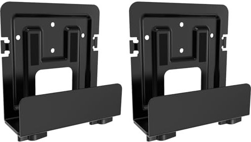 2 Pcs Cable Box Mount, Modem Mount,Adjustable Wall Mount for Small and Wide Devices Compatible for Cable Boxes, Modems, DVD Players,PS3, PS4, Xbox One S (Wide)