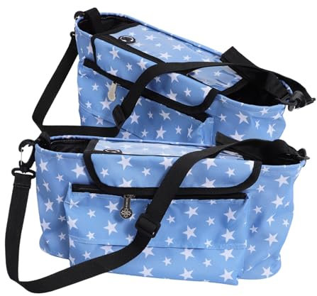 HAPINARY Stroller Organizer Bag Multifunktionale Kinderwagen-tasche Mit Schnellverschluss Für Flaschen Und Zubehör Langlebig Und Flexibel Passend Für Kinderwagen Mit Sternen