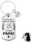 BOYATONG Cadeau Papa, Cadeau Fete Des Peres, Cadeau Anniversaire Papa Porte Clef Fete Des Peres, Pere Cadeaux de Remerciement, Porte-cles Papa